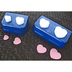 Creative Memories HEART Makers- 1 1/4 in & 1 1/2 inch -&Mini 3/4 in & 1 in.